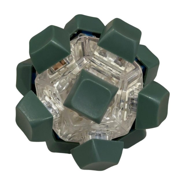 BELOVING Keyboard Fidget Toy Adults Birthday Working Mini Fidget Toy Keyboard Deep Green