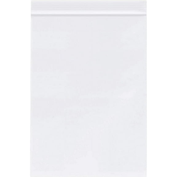 [100 Pack] 5 x 7 inch Clear Reclosable Zip Poly Plastic Bags - Clear Resealable Storage Ziplock Bags - Great for Envelops, Bakery, Candy, Cookies and Post Cards