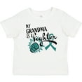 thumbnail image 3 of Inktastic Ovarian Cancer Awareness My Grandma is a Fighter Boys or Girls Baby T-Shirt, 3 of 5