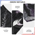 thumbnail image 6 of FORMRS Kids Pajama Pants with Pockets Size 6-8Y Boys Lounge Sleep Bottoms, Light Purple Flowers, 6 of 8