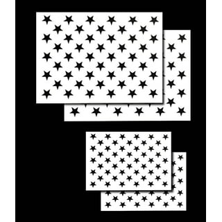 Stencil DISTRESSED AMERICAN FLAG Template Signs Paint Extra Lg Sz 10.5 x  16.5