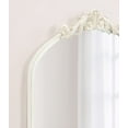 thumbnail image 3 of Kate And Laurel Arendahl 24" x 36" White Traditional Arched Wall Bathroom Vanity Mirror, 3 of 8