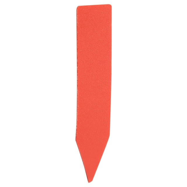 Étiquette de nom de fleur, Nimoa Plastic Flower Seed Name Stake Tag Label Marker, 100 pcs(rouge)
