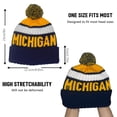 thumbnail image 4 of Gorro de punto Hoiboo Michigan con pompón de invierno para hombre y mujer, 4 of 6