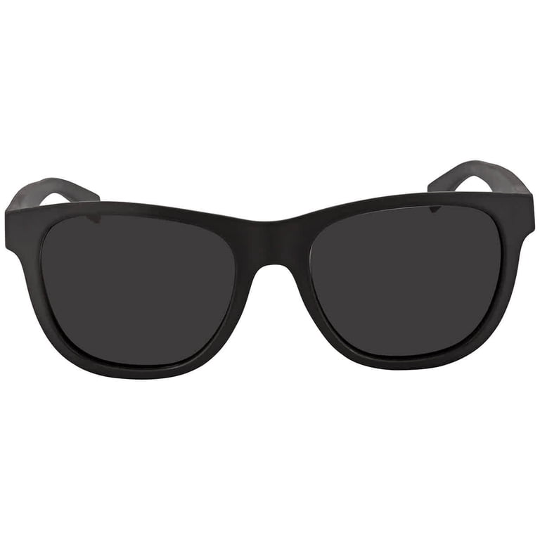 Unisex Lacoste L848S 001 Sunglasses: Grey Square Frame with Dark