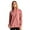 Mauve Rose, variant on Sofra Women's Thin Cotton Pullover Hoodie Sweater L, Burgundy