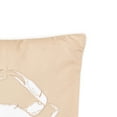 thumbnail image 2 of Seaside Crab Applique Throw Pillow, 2 of 4