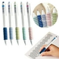 thumbnail image 1 of PEONAVET Fountain Pen 5pc Retractable Gel Pens Students Press Their Pens and Hold Them Soft for A Long without Tiring Them 5ML, 1 of 9