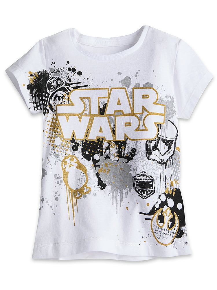Disney Store "Star Wars" Short Sleeve T-Shirt, Size 5/6 -