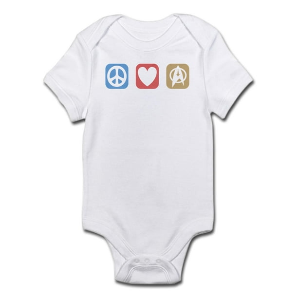 Cafepress Peace Love Star Trek Infant Suit Baby Light Com - Star Trek Toddler Bedding Cafepress Peace Love Star Trek Infant Suit Baby Light Com - Star Trek Toddler Bedding