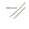 thumbnail image 2 of INSPIRE CHIC 2 Pair Round Shoe Laces Solid Woven Athletic Shoelaces for Sneakers, Boots & Running Shoes 140cm/55.11" Olive Green, 2 of 4