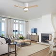 thumbnail image 3 of Sofucor 42-Inch Flush Mount Ceiling Fan with LED Light and Remote Control, Dimmable, ETL Certified, 3 of 16