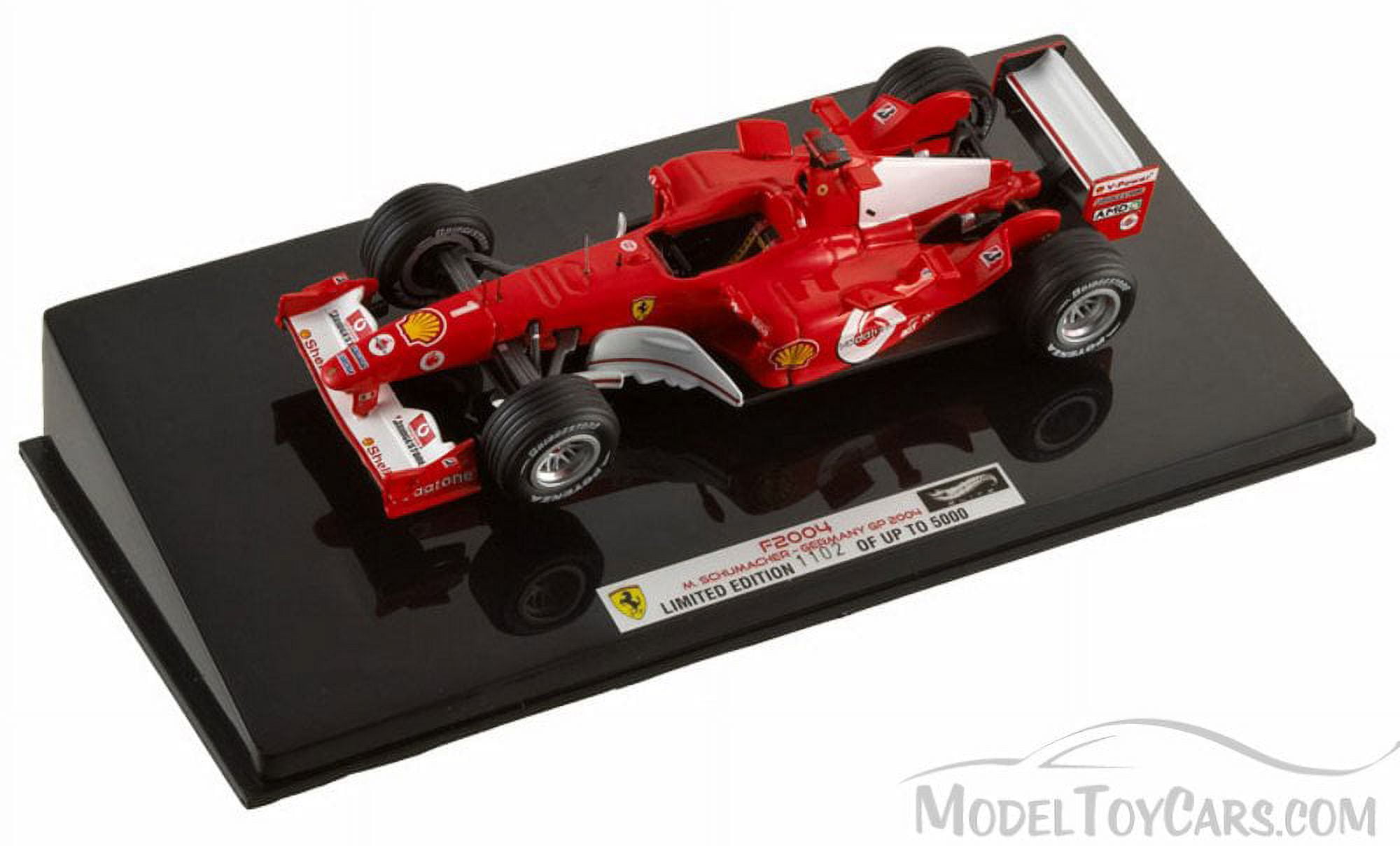 Hot Wheels F2004 ミニカー マイケル・シューマッハ Hot Wheels Mattel - Ferrari - F1 F2004 N1 (75° Winner) 2004