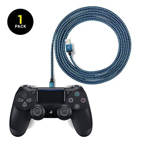 Exinoz 6 6ft Braided Charger Cable For Ps4 Dualshock And Xbox One Controller Ideal Length Xbox And Ps4 Controller Charging Walmart Com Walmart Com Exinoz 6 6ft Braided Charger Cable For Ps4 Dualshock And Xbox One Controller Ideal Length Xbox And Ps4 Controller Charging Walmart Com Walmart Com