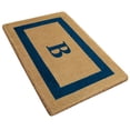 thumbnail image 5 of Heavy Duty Coir Door Mat Single Picture Frame, Monogram B - Blue 22" x 36", 5 of 5