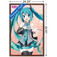 thumbnail image 3 of Hatsune Miku - Music Note Wall Poster, 22.375" x 34", Framed, 3 of 5