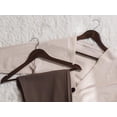 thumbnail image 4 of Storageworks Wood Hangers 20 Pack, Premium Wooden Coat Hangers with Contoured Shoulders, Non-Slip Pant Bar, Heavy Duty Suit Hangers, Walnut, 4 of 8