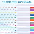 thumbnail image 3 of Uxcell Liquid Chalk Markers, 10 Pcs Chalk Board Dry Wet Erase Pens Fine Tip Washable Window Marker Pens for Blackboard Home Kitchen Fridge Calendar Whiteboard Clear Glass, White, 3 of 6