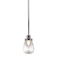 thumbnail image 1 of Toltec Lighting 1230-CH-471 Meridian 1 Light Mini Pendant Shown In Chrome Finish With 5 Clear Bubble Glass, 1 of 4