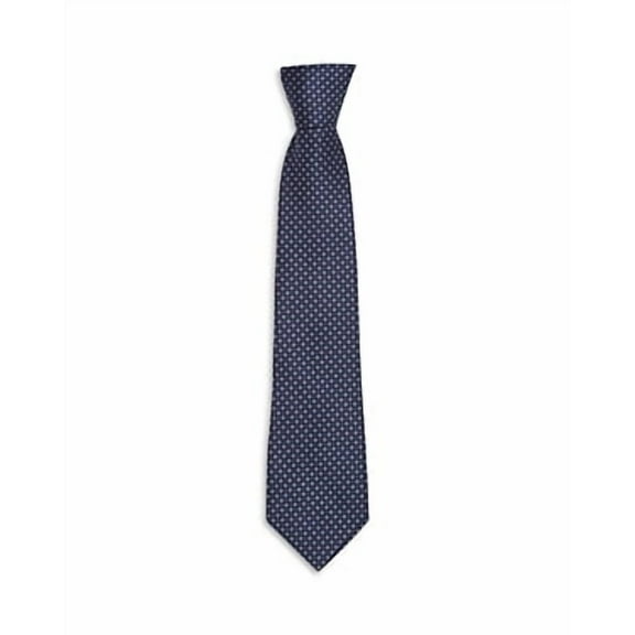 The Men's Store Dots Neat Silk Classic Tie Blue Necktie