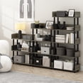 thumbnail image 3 of Expositor sin herramientas Furinno Turn-N-Tube de 4 niveles, roble francés, 3 of 6