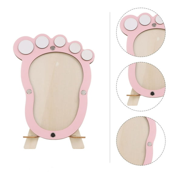 Minkissy Picture Frames Baby Bamboo Elegant Growth Picture Frame 1Set