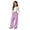 Purple, variant on Girls Sweatpants Size 6, Wide Leg Straight Pants Drawstring Youth Joggers Casual Y2k Preppy Clothes Sweat Pants with Pockets Streetwear Back to School Outfits