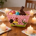 thumbnail image 6 of Yhmxh Easter Egg Buckets Colorful Felt Baskets, Empty Adorable Easter Pails Easter Decorative Gift Treat Boxes Chicken Shape Gift Baskets for Egg Hunt Holiday Party Favors Gifts Decorations Supplies, 6 of 6