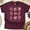 Maroon, variant on Christian Fruit of the Spirit T-Shirt with Galatians 5:22-23, White, Size S