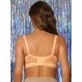 thumbnail image 2 of Unique Bargains Women's Breathable Bras Underwired Adjustable Straps Bralette Beige C 42, 2 of 6