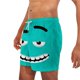 thumbnail image 4 of Pantalones Cortos de Cintura Elástica de los Hombres con Impresión Divertida, Pantalones de Baño Casuales con Bolsillos para el Uso Diario de la Playa de Verano, 4 of 5