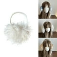 thumbnail image 2 of Furry Ear Warmers Snowboarding Fleecy Ear Muffs Cold Weather Insulated Outdoor for Women and Children of All Ages, 2 of 9