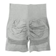 thumbnail image 5 of Biker Shorts for Women High Waist Tummy Control Seamless Yoga Shorts for Gym, Running Womens Athletic Shorts (Light Gray S), 5 of 6