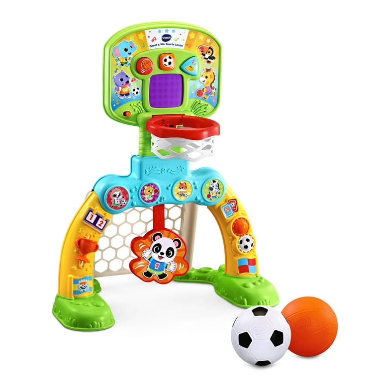 VTech Count Win Sports Center, Smart Basketball Hoop Soccer