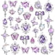 thumbnail image 1 of 32 colgantes góticos de 16 estilos, con forma de corazón de cristal, aretes de aleación de cristal y diamantes de imitación., 1 of 5