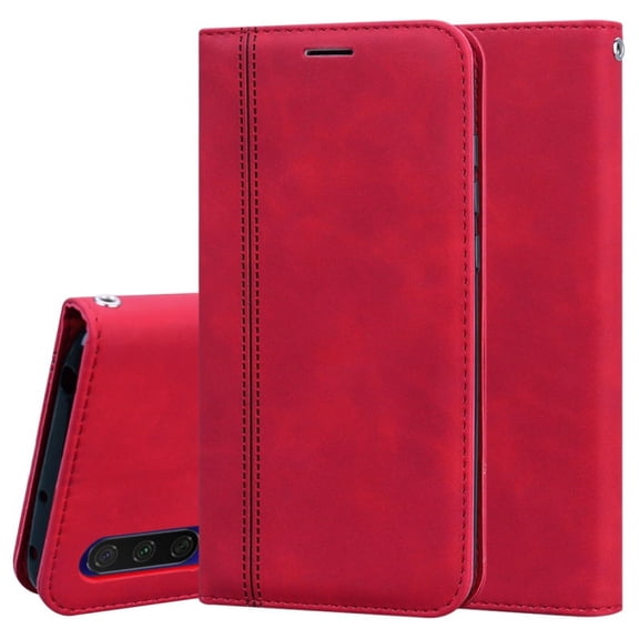 Frosted Business Magnetic Horizontal Flip PU Leather Case with Holder & Card Slot & Lanyard