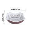 PEONAVET Multifunctional Basin Household Double-layer Basket Fruit And Vegetable Kitchen Washbasin Fruit Storage With Cover Multi-functional Plastic Basin
