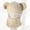Beige, variant on Women Knit Plush Bear Ear Balaclava Winter Warm Furry Hat Streetwear Face Mask