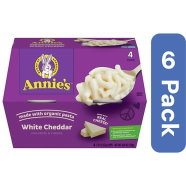 Annies Homegrown White Cheddar Mac & Cheese 8.04 oz (Pack of 6)