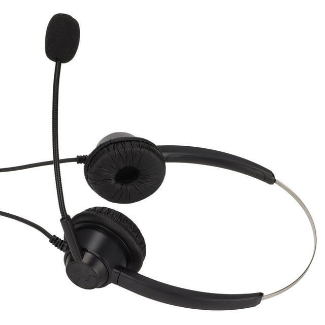 Casque Téléphonique RJ9, Casque de Bureau RJ9 Structure Robuste Microphone HD pour Bureau