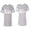 Men Heather / Women Heather, variant on The King The Queen Matching Couple Cotton Jerseys (Men Heather / Women Heather) (Men XXL / Women L)