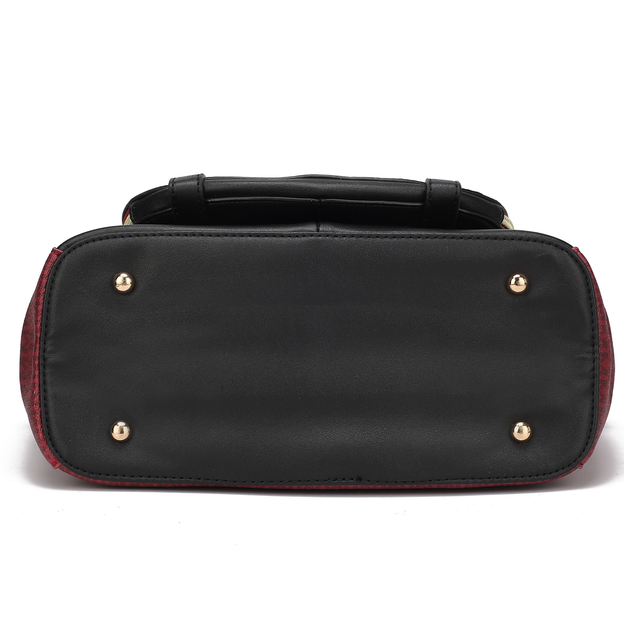 MKF Collection Jacqueline Signature Women Satchel Bag, Handbag Purse by Mia K - Black