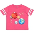 thumbnail image 3 of Inktastic Planetary Playdate Cute Earth, Mars, and Moons Boys or Girls Toddler T-Shirt, 3 of 5