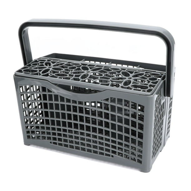 Panier à Couverts Lave-vaisselle Gris - Organisation Facile, Compatible Tous Modèles