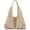 Apricot, variant on Sustainable Hobo Handbag Women's Retro Vegan Leather Shoulder Purse with Tote Function