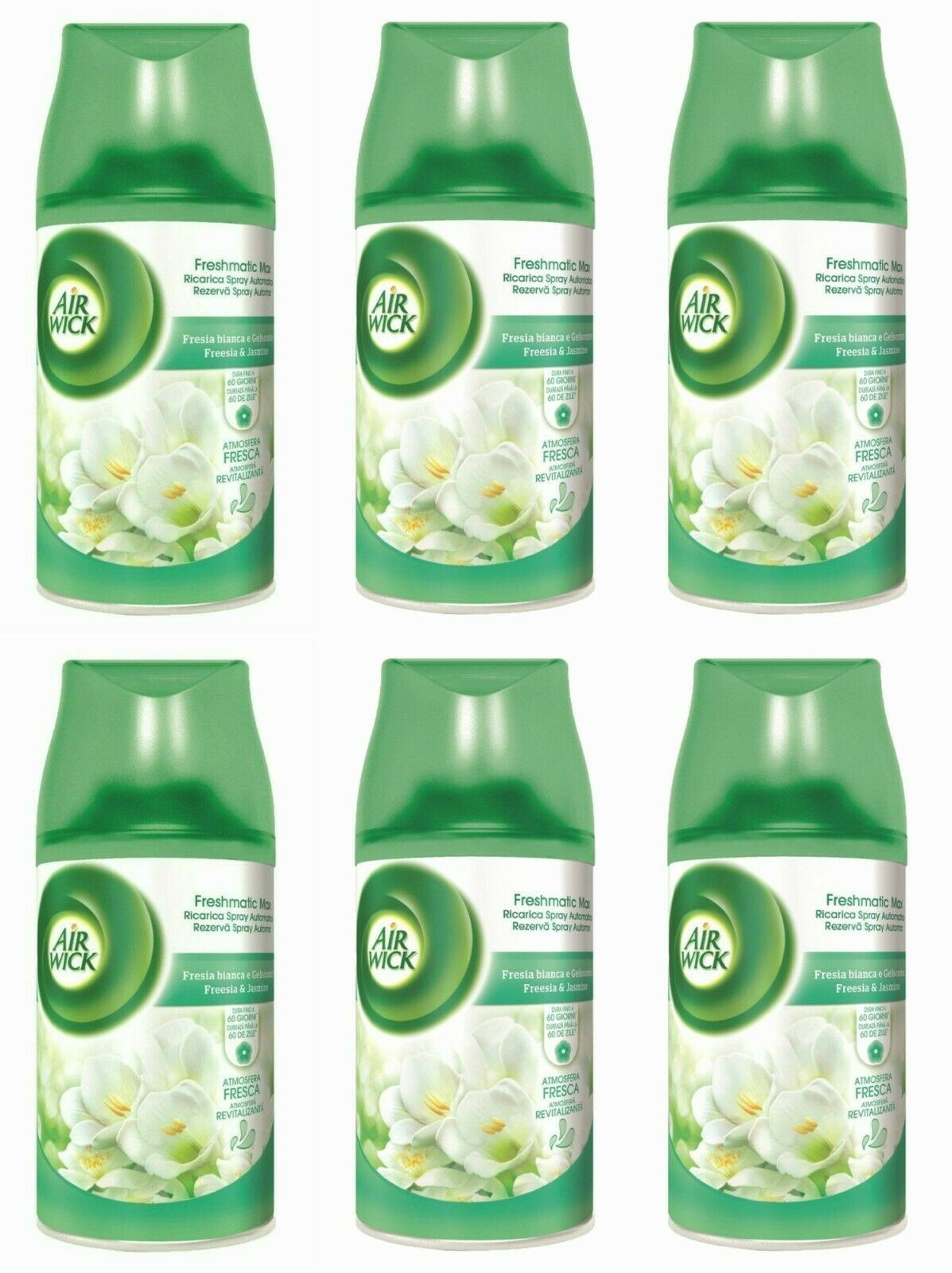 Air Wick Freshmatic Refill Automatic Spray Air Freshner Freesia & Jasmine / White Flowers