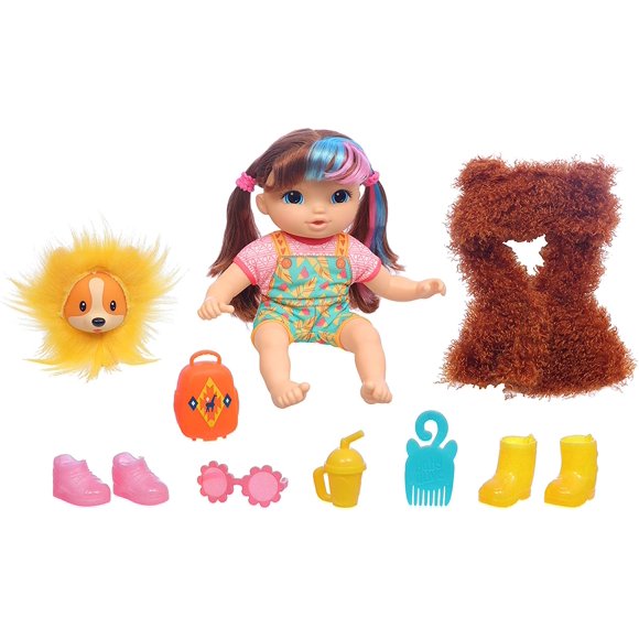 Muñeca Harlyn Baby Alive F0027 Estilo de Fantasía 23cm Cabello Castaño Liso