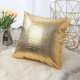 thumbnail image 2 of Pillowcase sofa home decor PU leather pillowcase color gold 45x45cm., 2 of 5