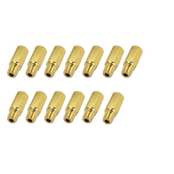 Speravity Paquete de 10 carburador de motocicleta Jet M5x0.8 rosca motocicleta Carb cobre Jets reemplazo de mantenimiento para OKO/KOSO/PE/PWK Herramientas y ferretería tipo 12 Speravity TO008891-12