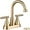 D - Brushed Gold, variant on Brushed Gold Bathroom Faucets, 4-Inch Bathroom Sink Faucet, 2 Handle Sink Faucet with Pop Up Drain and Water Supply Lines, Gold